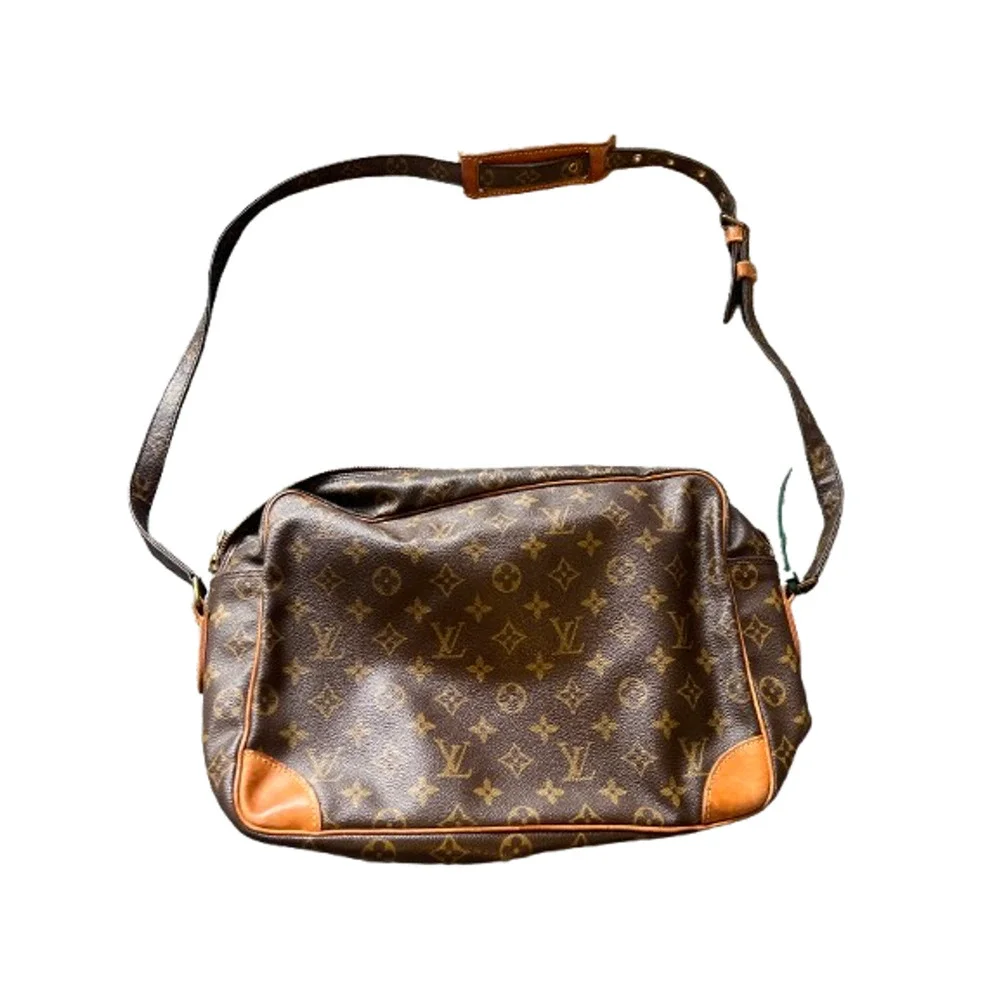 VTG Louis Vuitton Monogram Womens Brown Trocadero Celebrity Worn Shoulder Bag